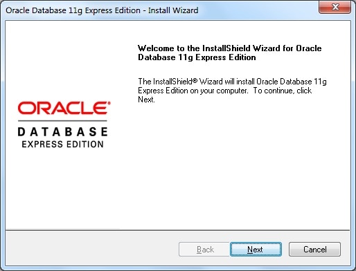 Oracle Xe Universal Edition 11g